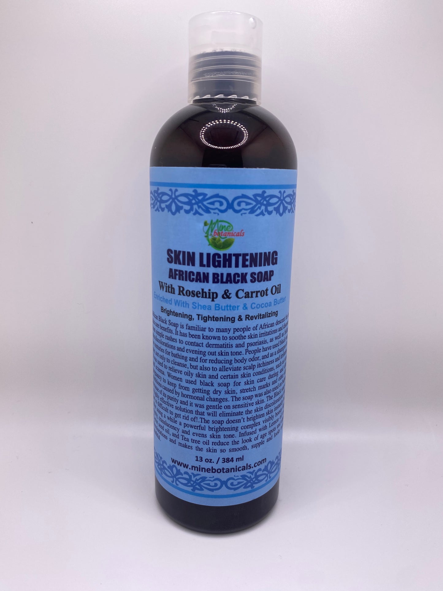 AFRICAN BLACK SOAP (SKIN LIGHTENING) Liquid body soap, and shampoo