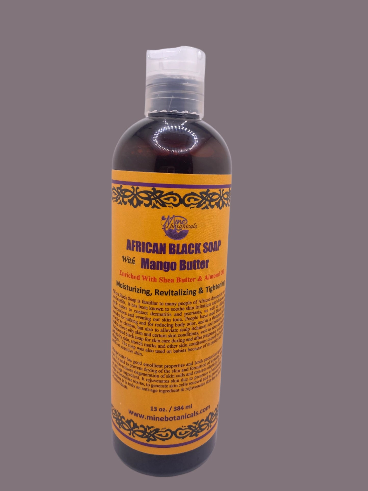 AFRICAN BLACK SOAP(MANGO BUTTER)