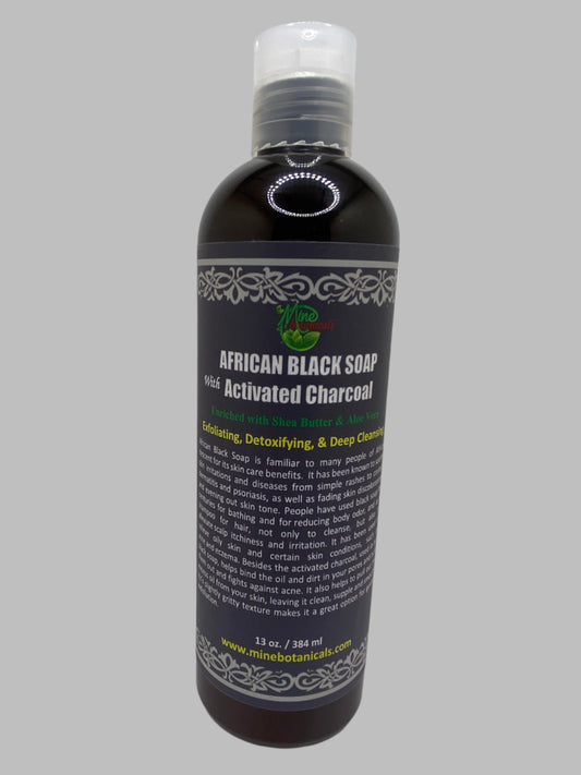 AFRICAN BLACK SOAP (ACTIVATED CHARCOAL)