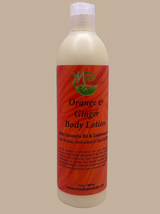 ORANGE &GINGER BODY (Anti Wrinkles,Antioxidant &Skin Exfoliation)