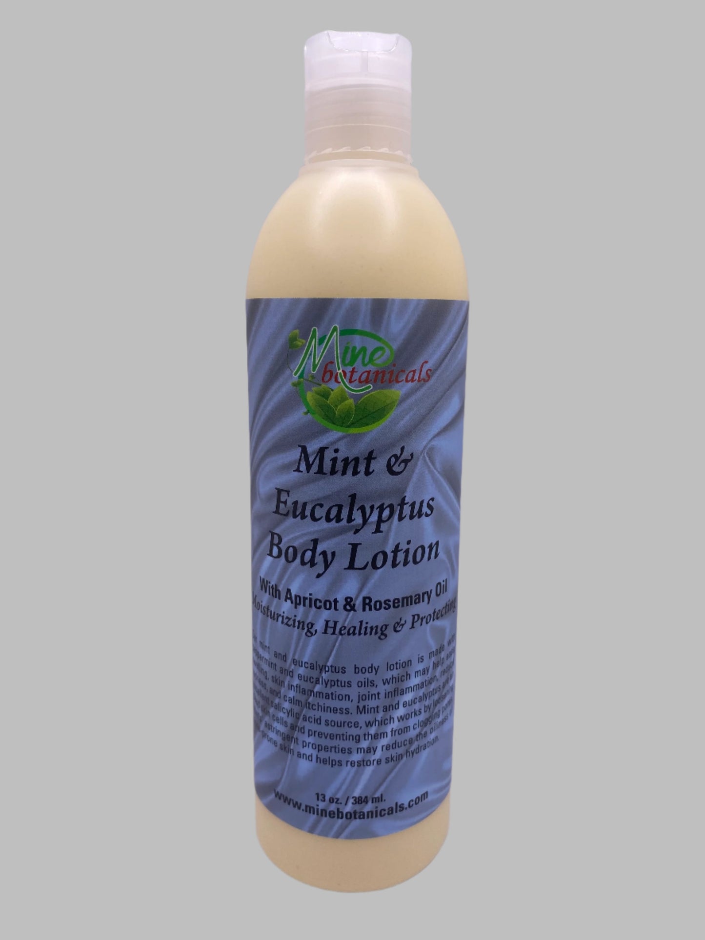 MINT & EUCALYPTUS BODY LOTION (Moisturizing,Healing &Protecting)