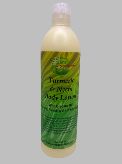 TURMERIC & NEEM BODY LOTION (Hydrating,Nourishing &Anti-Inflammatory)