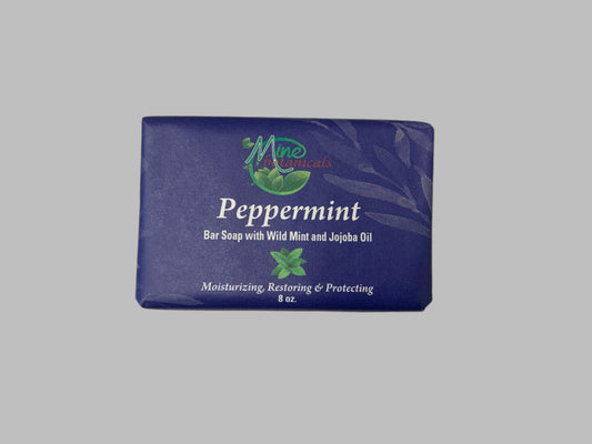 Peppermint Bar Soap(Moisturizing, Restoring&Protecting)